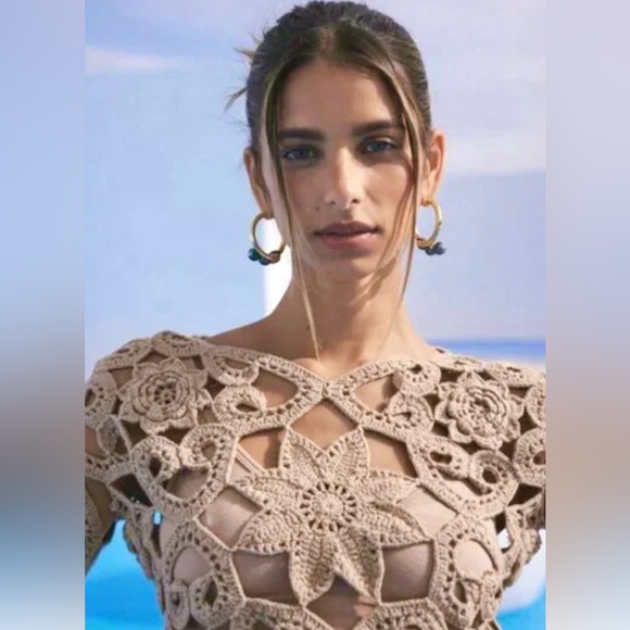 πΊπHPππΊ NWT Cult Gaia Leonie Freshwater Black Pearl Earrings - Picture 9 of 16